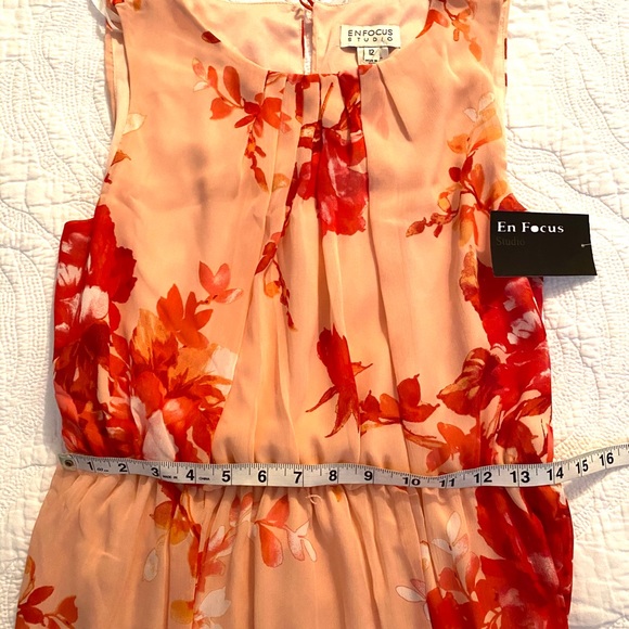 Enfocus Floral Chiffon dress 🌸🌺🌸 - Picture 6 of 10